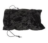 TOVINANNA Bolsa de Terciopelo Perlado Negra con Cordón para Guardar Naipes de Tarot y Joyas, Diseño Delicado y Suave, Adecuada para Almacenamiento Pequeño y Fácil de Transportar