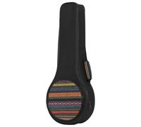 TOVINANNA Bolsa de Transporte para Mandolina, Estuche para Mandolina de Nailon y Esponja, Negro, Gran Capacidad, Forro Delicado, Correas Ajustables, Estilo Moda