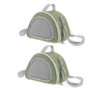TOVINANNA Bolsa de Viaje para Pequeños Mascotas y Reptiles, 2 Piezas, Material Poliéster y Oxford, Correa de Hombro, Transpirable, Adecuado para Excursiones y Viajes