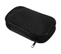 TOVINANNA Bolsa de Viaje Rígida para Suministros para Diabéticos, Estuche Organizador Negro Cremallera y Accesorios, Portátil y Seguro para Cuidado Diabetes