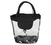 TOVINANNA Bolsa Transparente para Viaje con Gancho Metálico, y Espaciosa con Compartimentos Grandes y Pequeños para Artículos de Aseo en Actividades al Aire Libre