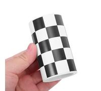 TOVINANNA Bordes Adhesivos para Tablón de Anuncios Aula Rollo de 5 Metros X 76 CM Diseño a Cuadros Blanco y Negro Decoración para Pared Escolar Vinilo Autoadhesivo Resistente y Fácil