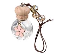 TOVINANNA Botella de Perfume de Vidrio de 6 Ml para Coche, Colgante Decorativo Purificador de Aire y Eliminación de Olores para Interior del Automóvil