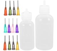 TOVINANNA Botellas aplicadoras con punta fina para cerámica, 1 set de botellas de plástico con 40 agujas de precisión, aptas para esmaltado y modelado de arcilla