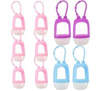 TOVINANNA Botellas Vacías de Silicona 30 Ml 14 Piezas con Tapas, Funda de Silicona Flexible, Portátiles Prueba de Fugas para Loción de Manos y Cosméticos, Accesorio Adecuado Color Aleatorio