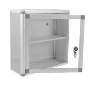 TOVINANNA Botiquín de Primeros Auxilios Cerradura Visible Maleta de Aleación de Aluminio Resistente Multi-Capas para Colgar en Pared Caja Médica Portátil para Hogar Oficina y