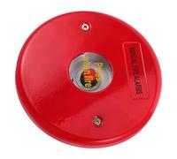TOVINANNA Botón de Alarma Manual Rojo de Alta Resistencia para Emergencias, Interruptor Montado en Pared, Campana de Alarma de Metal Resistente Intemperie, Adecuado para Edificios Públicos