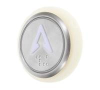 TOVINANNA Botones Redondos de Repuesto para de Acero Inoxidable Botón Pulsador Superior E Inferior Flechas Iluminadas Accesorios para Botón de Liberación