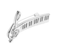 TOVINANNA Broche Accesorios Instrumento Mini Esmalte Pins De Broche Mujeres Fiesta Pequeño Música Tema Alfileres Mujeres Delicado Aleación De Zinc Plata
