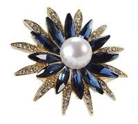 TOVINANNA Broche De Cristales Elegante Para Mujer Pin De Solapa Duradero De Accesorio Clásico Para Bodas y Fiestas Complemento Sofisticado Para Vestidos y Ropa De Trabajo