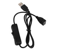 TOVINANNA Cable de Extensión USB con Interruptor para Ventiladores de Escritorio, Compatible, con Botón On/off en Línea y Diseño Flexible para Decoracion Verano