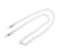 TOVINANNA Cadena de Resina Color Claro con 2 Hebillas Metálicas, Accesorio Versátil y Delicado para Bolso de Hombro Desmontable para Actualizar Tu Bolso o Proyecto DIY