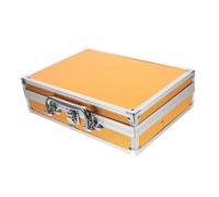 TOVINANNA Caja de Herramientas para Decoración de Uñas Caja de Mano de Aluminio Ligero Organizador Portátil de Herramientas de Manicura Contenedor de Almacenamiento para Viajes Organizador D