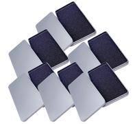 TOVINANNA Caja de Hojalata Plateada Tapa Plana 170x90x15 Mm para Almacenamiento de Pantalla de Vidrio Templado de Teléfono, Estuche de Espuma Interior, Set de 6 Unidades para Uso Doméstico