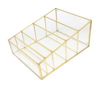 TOVINANNA Caja Organizadora De Maquillaje Estante De Almacenamiento De Maquillaje Soporte Para Polvos Compactos