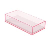 TOVINANNA Caja Organizadora De Pestañas Acrílica Para Almacenamiento De Pestañas Postizas Contenedor Transparente Ventana De y Concentraciones Para Maquillaje y Exhibición