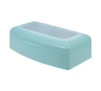 TOVINANNA Caja Organizadora para Herramientas de Manicura y Cortaúñas, 1 Unidad, Tamaño Compacto, Resistente Prueba de Fugas, para Técnicos de Uñas y Uso en Salón de Belleza, Color Azul
