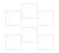 TOVINANNA Caja Transparente para Exhibición de Mariposas con Bisagras Set de 6 Piezas para Colección y Almacenamiento de Especímenes Contenedor Plástico Portátil para Insectos y Recuerdos