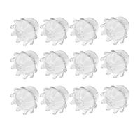 TOVINANNA Cajas Transparentes 12 Piezas con Tapa, Recipiente Pequeño para Galletas y Golosinas, Contenedor Plástico para Fiestas, Caja Decorativa para Regalos y Candy Bar