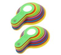 TOVINANNA Calibre de Diámetro para Frutas y Cítricos, Medidor Plástico Ajustable 30-90 Mm, Juego 13 Piezas Gruesas, Herramienta de Medición para Clasificación y Recolecta en Cocina, Paquete