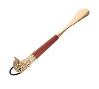 TOVINANNA Calzador de Metal Mango Ergonómico y Cabeza de Animal, Ayuda para Ponerse Botas Largas, Portátil para Uso Doméstico y Recuperación Postparto