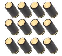 TOVINANNA Cápsulas Termorretráctiles Fáciles de Usar y Desmontables Negras 100 Material PVC para Botellas de Vino para Uso o Ktv