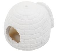 TOVINANNA Casa para Hámster de Cerámica, Nido Refrescante y Escondite para Pequeños Animales en Verano, Diseño Adorable y Forma de Cueva para Gerbos y Pajaritos