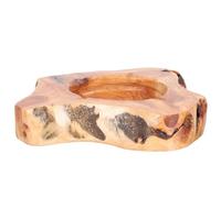TOVINANNA Cenicero de Madera Grande Irregular 23-28 CM para Hogar Cenicero Práctico de Estilo Chino 1 Unidad Diseño Resistente y Uso Prolongado