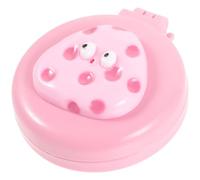 TOVINANNA Cepillo de Pelo Mini Bolsa de Aire, Peine Redondo Portátil Color Rosa Queso, Cepillo de Bolsillo Abs Ligero para Masaje y Desenredar Cabello, Adecuado para Viaje y Uso Diario