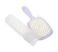 TOVINANNA Cepillo Desenredante Con Botella De Limpieza Cepillo De Pelo Para Cabello Rizado Grueso y Liso Eficaz Seco y Húmedo Acelera El Secado y Facilita El Desenredado