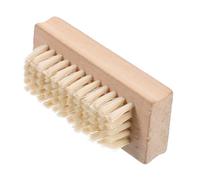 TOVINANNA Cepillo Uñas Doble Cara Con Cerdas Naturales y Mango De Madera Cepillo Manos Limpieza Spa Resistente y Compacto Para Pedicura y Manicura