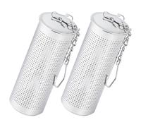 TOVINANNA Coladores de Té de Acero Inoxidable 2piezas Malla Fina Resistentes a Altas Temperaturas para Condimentos y Bebidas en Casa U Oficina