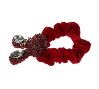 TOVINANNA Coletero De Terciopelo Con Forma De Conejito Coleteros Con Purpurina Coleteros Para Gimnasia Coleteros Para Otoño Coleteros Elásticos Para Baile Coleteros Para Cristal Rojo