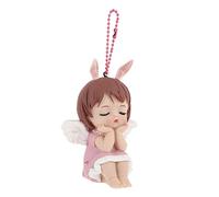 TOVINANNA Colgante de Ángel Adorable para Llaves y Bolsos Accesorio de Creativo y Decorativo Charm de Coche y Colgante de Mano para Cumpleaños
