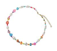 TOVINANNA Collar De Cuentas De Colores Para Mujer Joyería Cuello De Novia Cadena Para Clavícula Collar De Cuentas Para Niñas Collares Coloridos De Moda