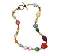TOVINANNA Collar De Estrellas De Colores Collar De Cuentas Multicolores Para Mujer Accesorio De Gargantilla Cuello