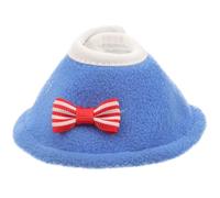 TOVINANNA Collar Protector para Loros de Polar Fleece Circunferencia de Cuello 8-9.5 Cm, Alivia el Dolor y Protege Heridas, Adecuado para Recuperación Tras Cirugía