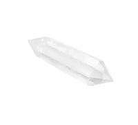 TOVINANNA Columna De Cristal De Fluorita Transparente Natural Piedra Curativa Punta Hexagonal Cristal Decorativo Para Varita Mágica