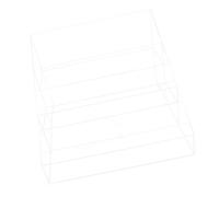 TOVINANNA Contenedor Transparente de 3 Niveles para Bolas de Secadora de Acrílico Organizador Minimalista que Previene Daños y Optimiza Espacio para Lavandería