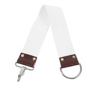 TOVINANNA Correa de Afilar de Lona Doble Capa para Afeitar 01, Cinturón de Afilado Resistente, Herramienta Profesional para Peluqueros y Barberos, Uso en Tienda y Hogar, Ojal para Colgar