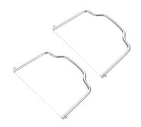 TOVINANNA Cortador de Queso Profesional 2piezas Alambre de Acero Inoxidable para Rebanadas Uniformes y Finas, Herramienta Multifuncional para Uso en Hogar y Hotel