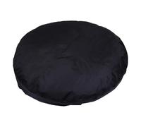 TOVINANNA Cubierta de Piscina Plegable de Poliéster Taffeta Negra, Práctica y Resistente al Polvo para Bañeras y Piscinas al Aire Libre E Interiores