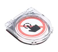 TOVINANNA Cubierta Protectora para Botón Pulsador Redonda Adhesivo, Protector de Interruptor de Plástico Transparente, Compatible Computadora, Lavadora y Lavavajillas, Prevención