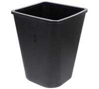 TOVINANNA Cubo de Basura Doméstico Cuadrado sin Tapa Color Negro 1 Unidad Contenedor de Residuos para Baño Cocina y Oficina Diseño Simple y Compacto Adecuado para Espacios Pequeños