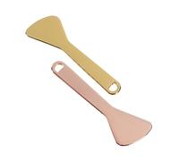TOVINANNA Cucharas para Maquillaje de Ojos 2 Piezas Cucharas para Crema Facial Diseño Ergonómico para para Masaje Facial