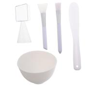 TOVINANNA Cuenco De Silicona Para Faciales Herramienta Para Aplicar Kit De Mezcla Para Hacer Casa