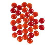 TOVINANNA Cuentas de Vidrio Rojas Planas de 500 G para Decoración de Peceras y Jarrones, Material Vidrio, Diseño Simple y Estilizado para Casa y Manualidades