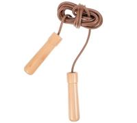 TOVINANNA Cuerda para Saltar para Hacer Deporte Mango de Madera, Longitud Ajustable, Comba para Entrenamiento de Resistencia y Actividades de Educación Física