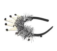 TOVINANNA Diadema De Año Brillante Texto Hola Tiara De Feliz Año Accesorios Para Fiesta De Nochevieja