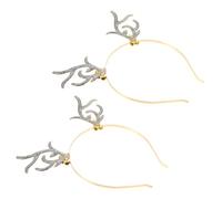 TOVINANNA Diadema de de 2 Pcs Accesorios Pelo de Fiesta Ligera y para Niños y Adultos Decoración Navideña